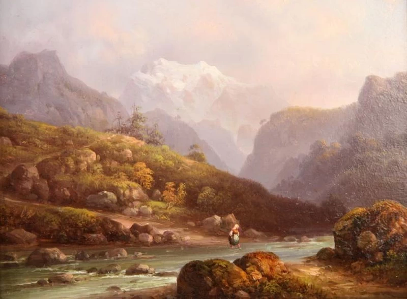  108-Giovanni Renica-Paesaggio montano 